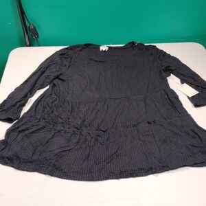NWT Ava James Women's Black Top Size XL